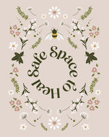 Safe Space To Heal Poster och Canvastavla