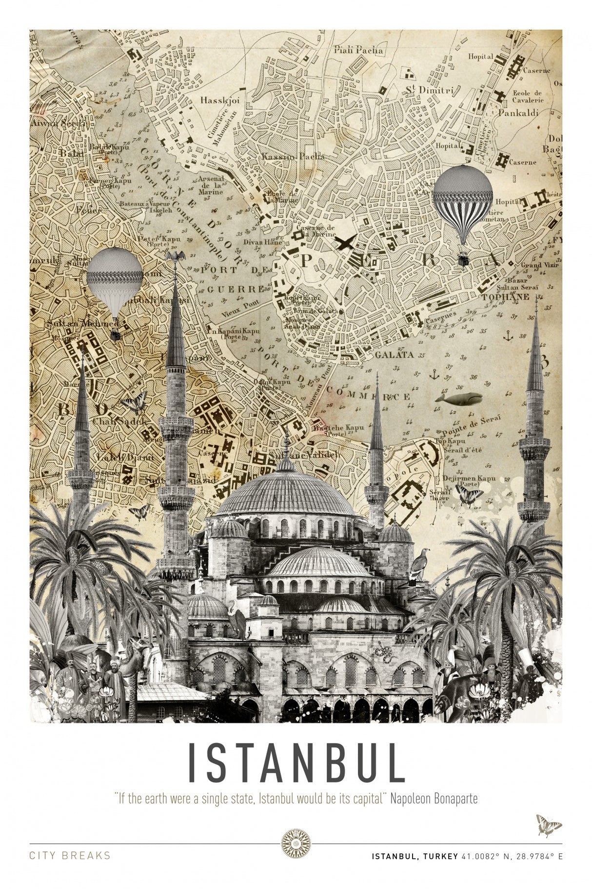 Istanbul (City Breaks) Poster och Canvastavla