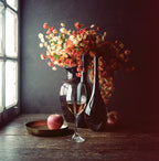 Still Life with Wine and an Apple Poster och Canvastavla