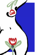 Act With Tulips Poster och Canvastavla