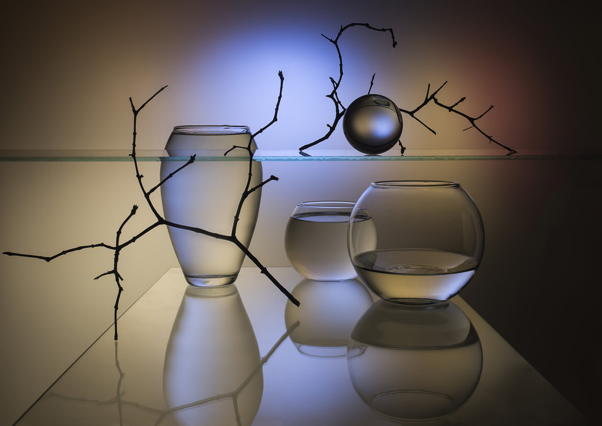 From the series "Experiments with glass" Poster och Canvastavla