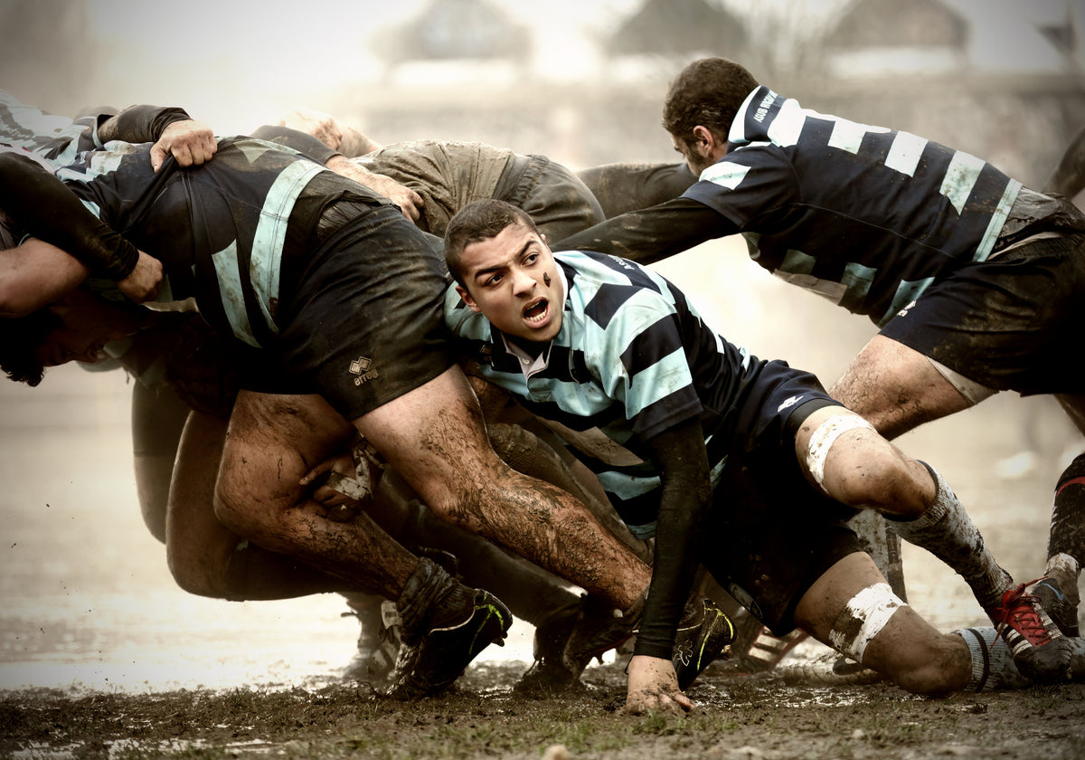 Old-Style Rugby Poster och Canvastavla