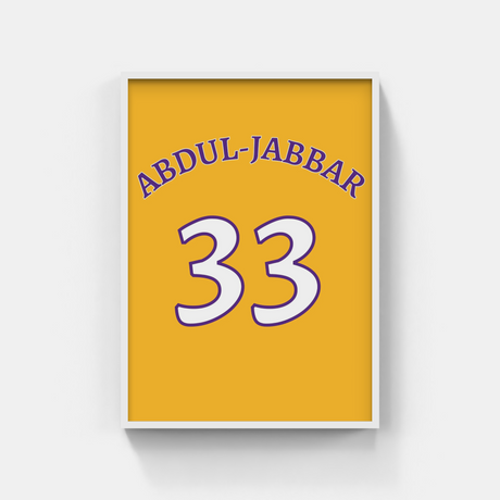 Abdul-Jabbar lakers poster