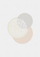 Geometric Mute Colours IV Poster och Canvastavla