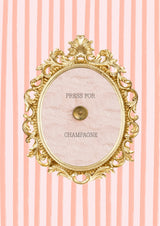 Champagnestriped4 Ratioiso Poster och Canvastavla
