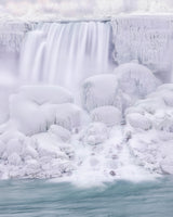 The Dreaming Frozen Waterfall Poster och Canvastavla