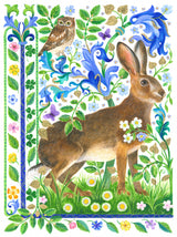 Magical Garden Hare Poster och Canvastavla
