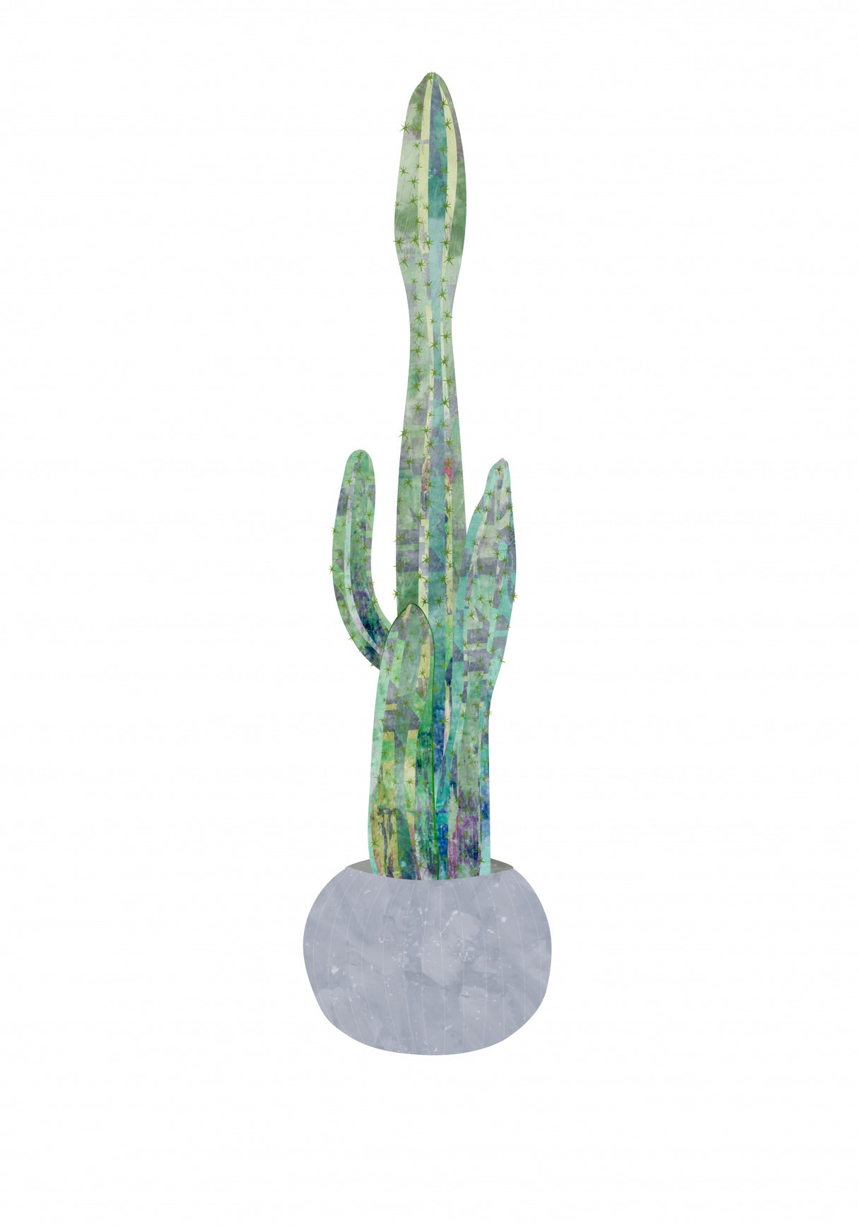 Boho scandi cactus 2 Poster och Canvastavla