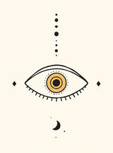 Universe Eye Poster och Canvastavla