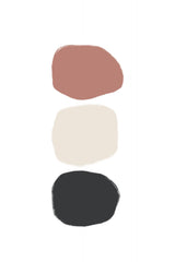 Three Stones - Coloured Poster och Canvastavla