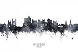 Windsor England Skyline Poster och Canvastavla
