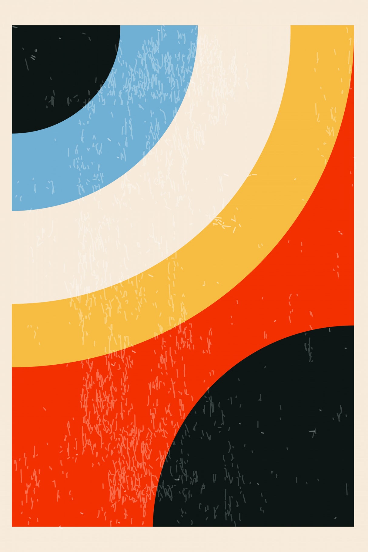 Minimal Abstract Shapes Series #3 Poster och Canvastavla