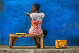 Eating sugar cane Poster och Canvastavla