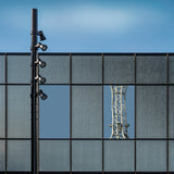 Leds and yard crane Poster och Canvastavla