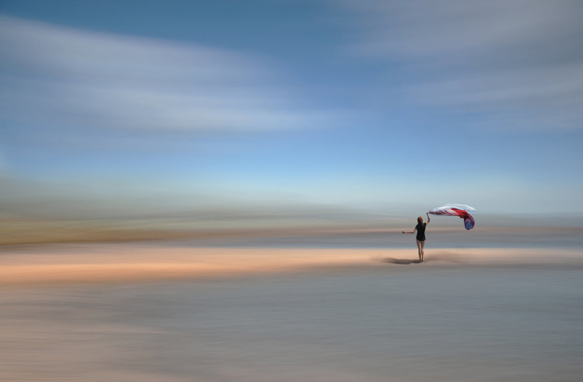 Late Afternoon at the Beach Poster och Canvastavla