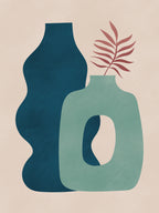 Still Life With Vases Poster och Canvastavla