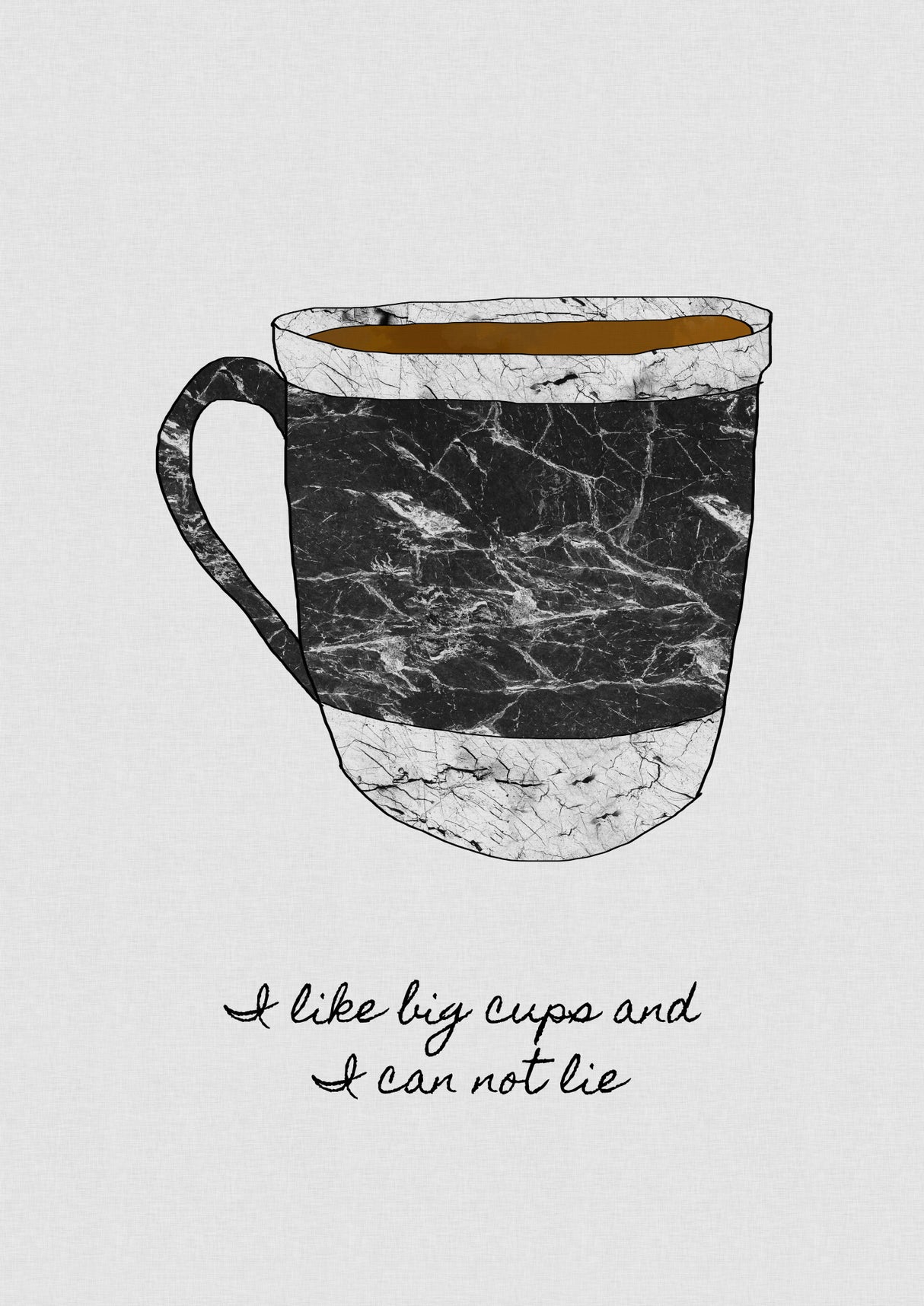 I Like Big Cups Poster och Canvastavla