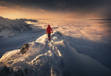 Above the Clouds Poster och Canvastavla