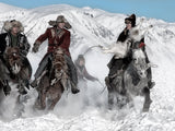 Winter Horse Race Poster och Canvastavla