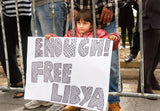 Libyans Protesting In All Ages Poster och Canvastavla