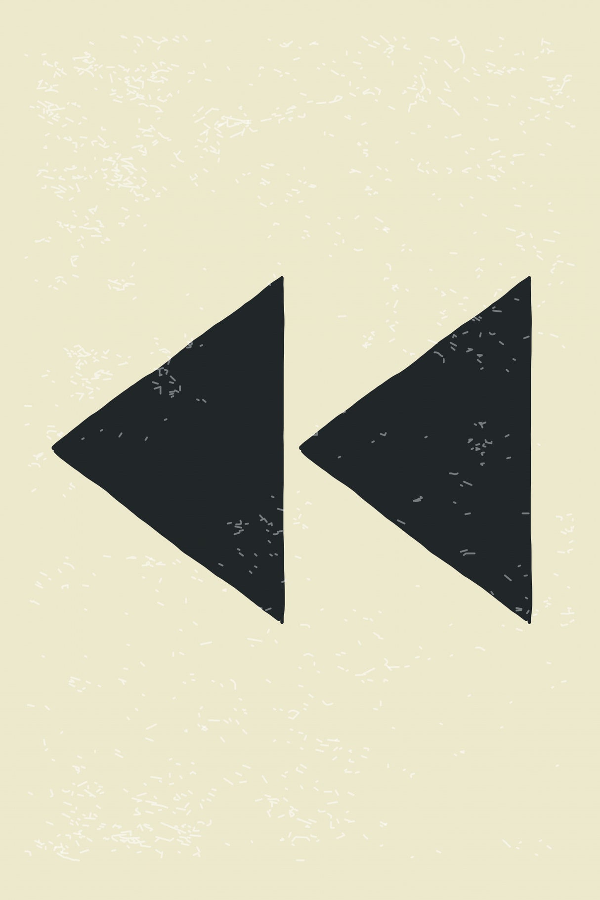 Black Minimal Shapes Series #5 Poster och Canvastavla