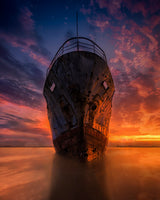 Ghost Ship Poster och Canvastavla