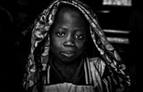 Girl at school - Benin Poster och Canvastavla