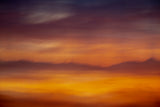 Sunrise Abstract Poster och Canvastavla