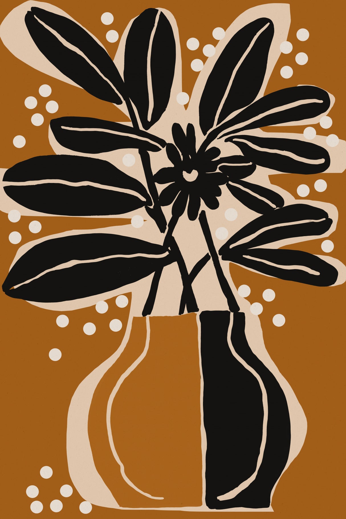Ochre still life no6 Poster och Canvastavla