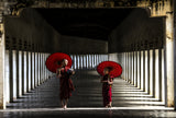 Two Monks Walking Home Poster och Canvastavla