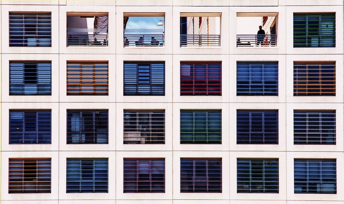 colorful building Poster och Canvastavla