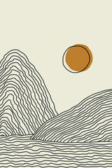Boho Sunset Series #3 Poster och Canvastavla