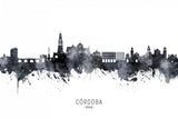 Córdoba Spain Skyline Poster och Canvastavla