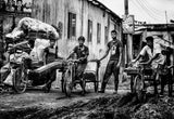 A scene of life in Bangladesh. Poster och Canvastavla