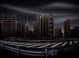 Dystopian Tokyo Olympic Village Poster och Canvastavla