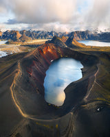 Epic Views above the Highlands in Iceland Poster och Canvastavla