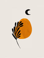 Moon Branch Poster och Canvastavla