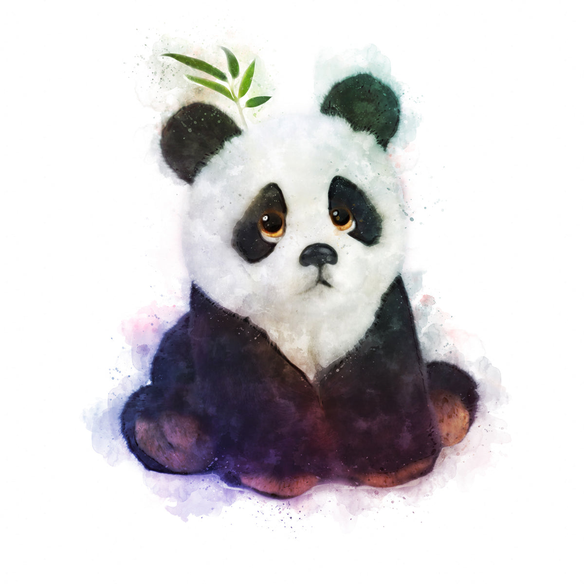 Baby Panda Poster och Canvastavla