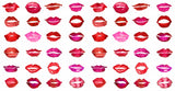 Lipstick kisses Poster och Canvastavla