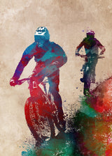 Bikers sport art 6 Poster och Canvastavla