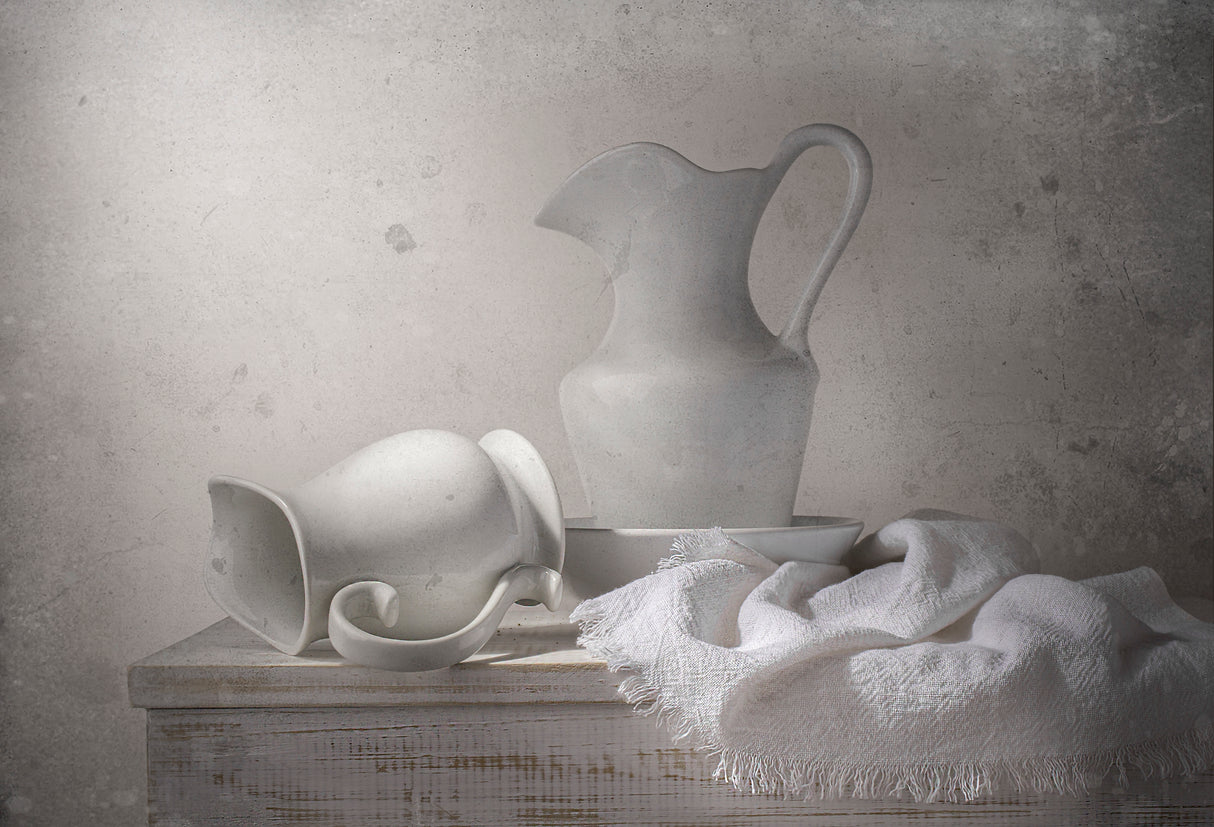 White Morning Poster och Canvastavla