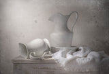 White Morning Poster och Canvastavla