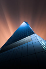 Blue glass tower Poster och Canvastavla