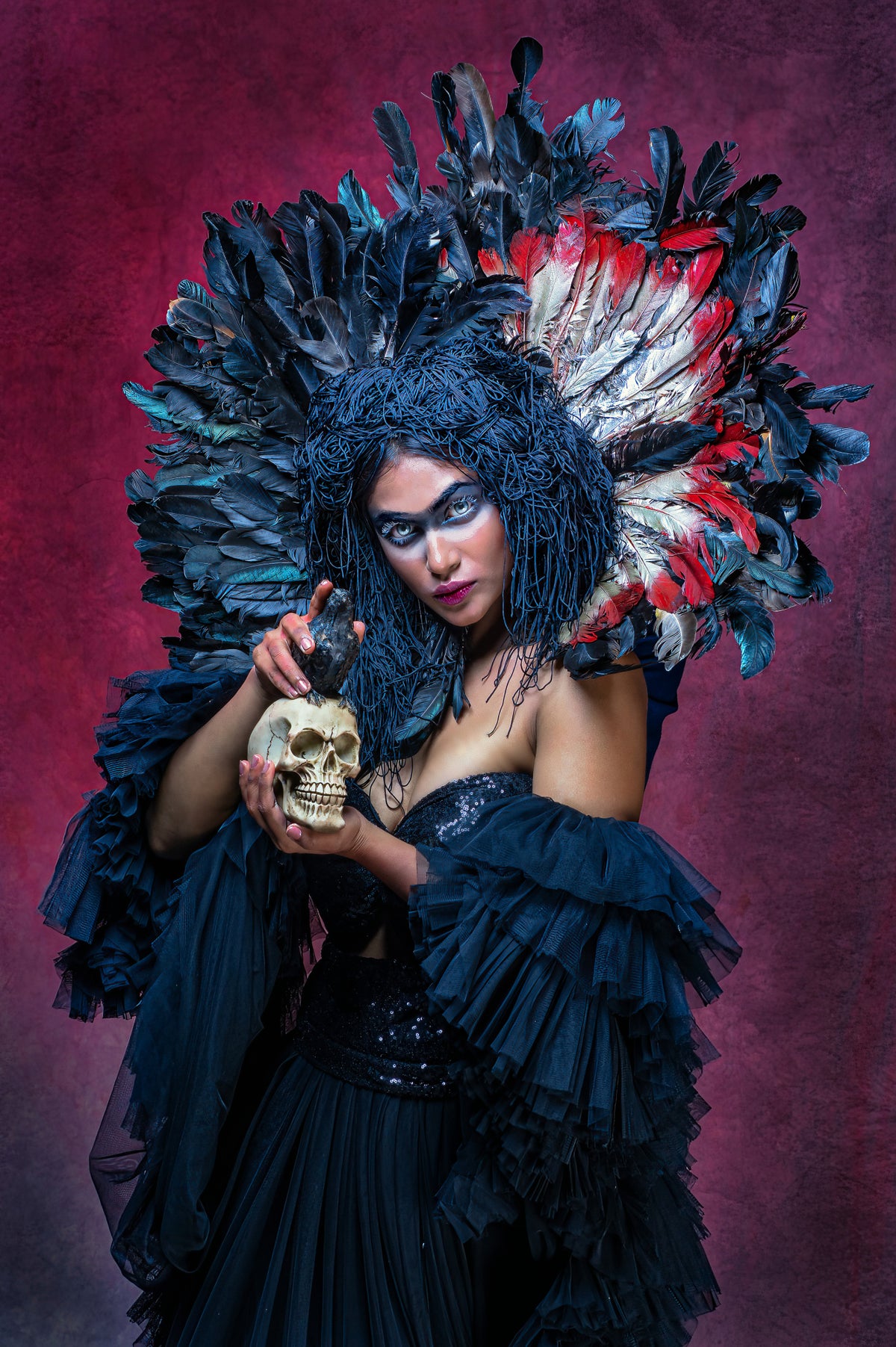 MYSTERIOUS CROW QUEEN Poster och Canvastavla