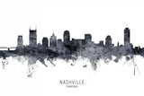 Nashville Tennessee Skyline Poster och Canvastavla