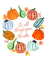 In all things give thanks Poster och Canvastavla