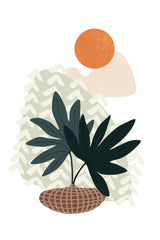Tropical Villa Color and Shapes 04 Poster och Canvastavla