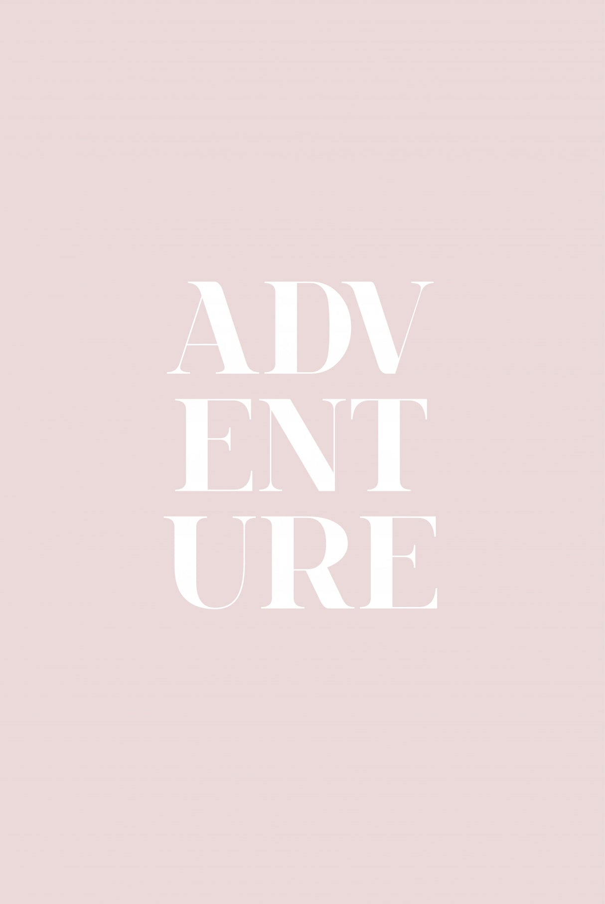 Adventure Pink Poster och Canvastavla