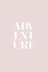 Adventure Pink Poster och Canvastavla