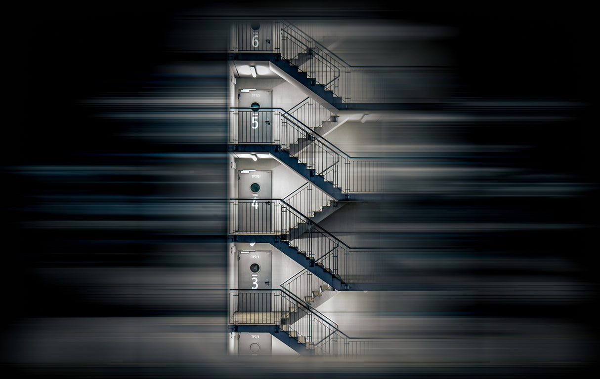 ... stairway Poster och Canvastavla